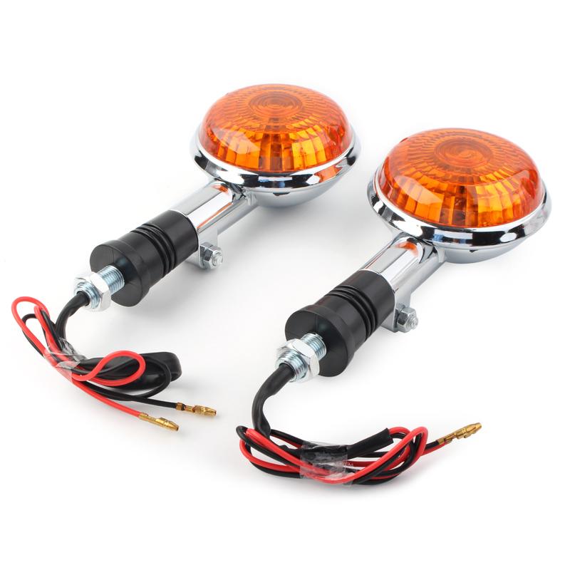 2Pcs Motorbike Turn Signal Indicator Light Indicator Blinker Lamp for Yamaha Vstar XVS XV400 650 1100 1300 V-MAX 1200