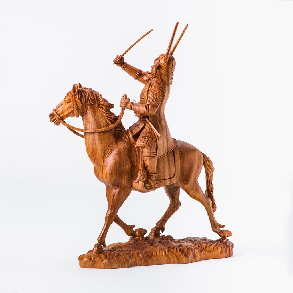 HASEL Sengoku Busho Wooden Figure Naomasa Ii Kiwami