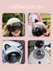 2Pcs 3D Cute Cat Ears Helmet Decoration - Cartoon Accessories for Motorcycle, E-Bike, Scooter, Bicycle Helmet, Fun & Fashion Dec