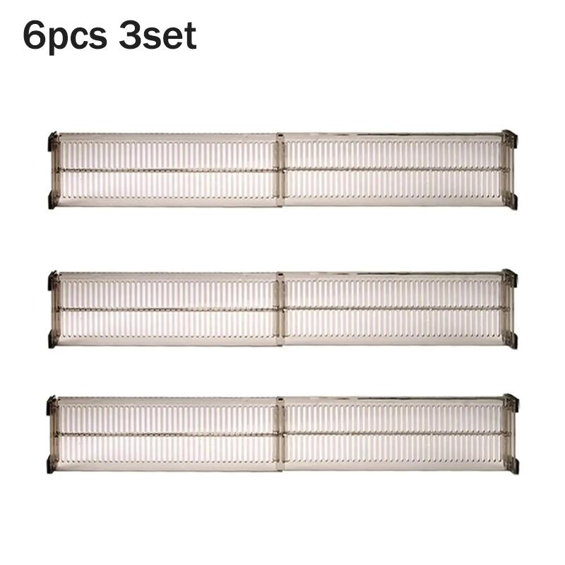 Drawer storage partition board with adjustable horizontal and vertical combinations for organizing underwear and socks