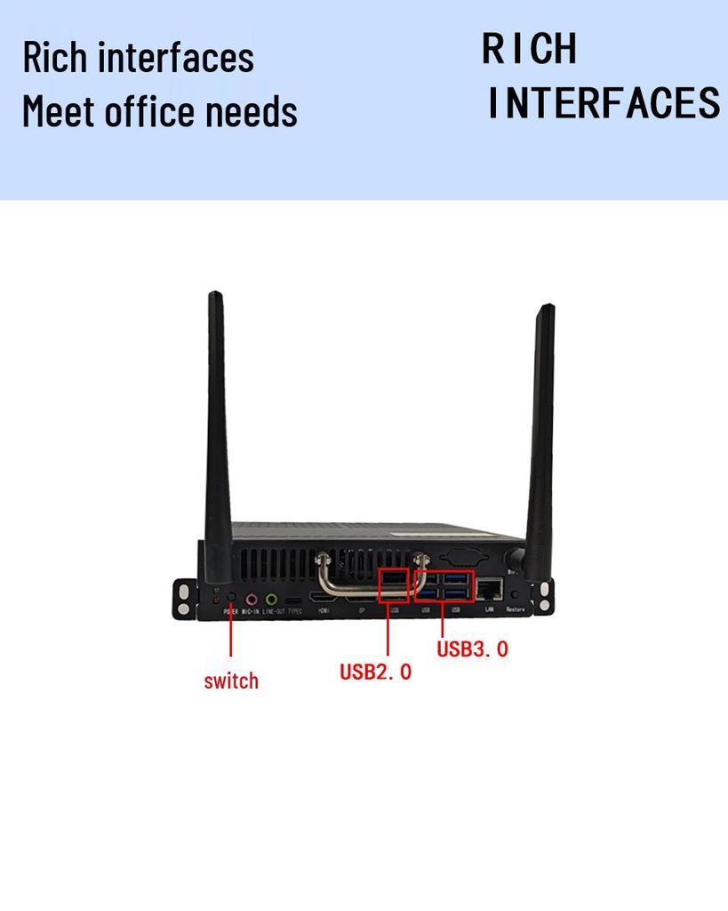 i7 Mini PC with RTX 4060 for 3D Design & AI Computing, Perfect for Office and Home.