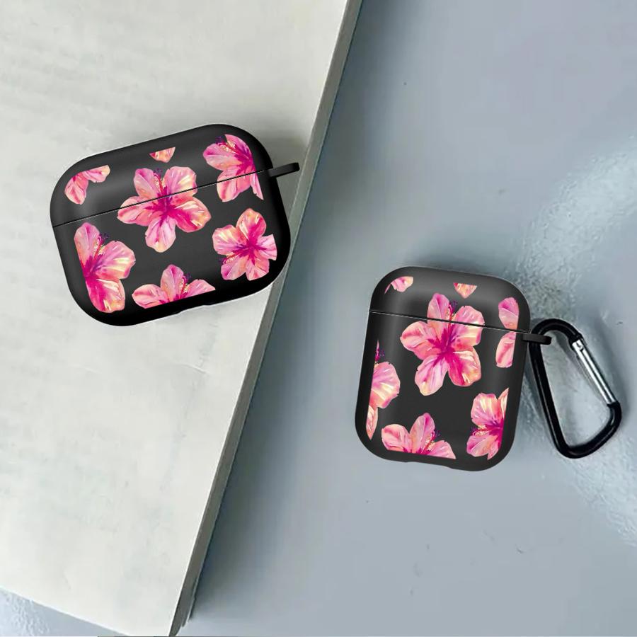 Beauty Floral Pattern Earphone Cases Cover Case For Airpods 1 2 4 Pro2 3 Pro3 Pro