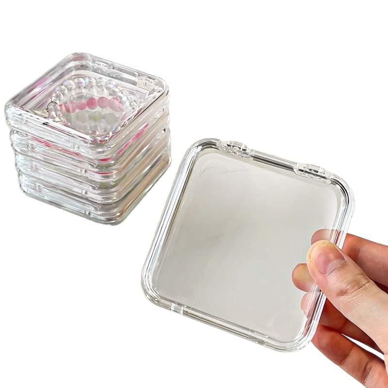 Portable Anti-Oxidation Transparent Acrylic Jewelry Storage Box for Bracelets and Chains