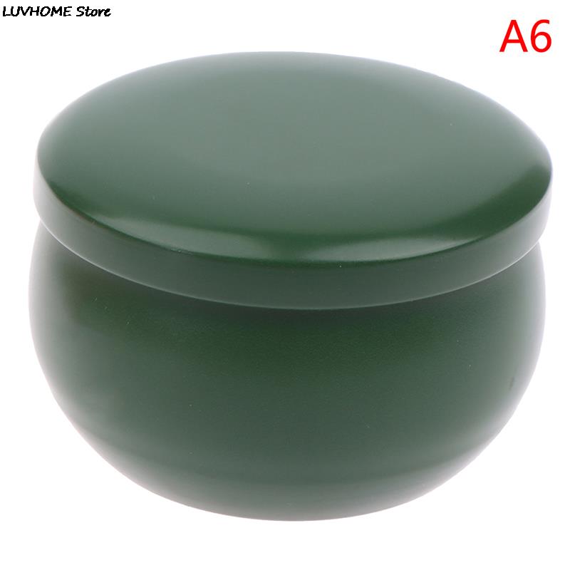 Retro Luxury Candle Jars Holder Storage Case Empty Tin Box Round Container with Lid Small Diy Candle Making Wedding Sweet Gifts