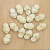 Glazed Ceramic Heart Beads with Vertical Holes for DIY Jewelry and Crafts