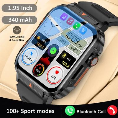 2026 New Military Men Smart Watch Health Monitor Bluetooth Call Smartwatch Fitness IP68 Waterproof Sports Watches for Women
