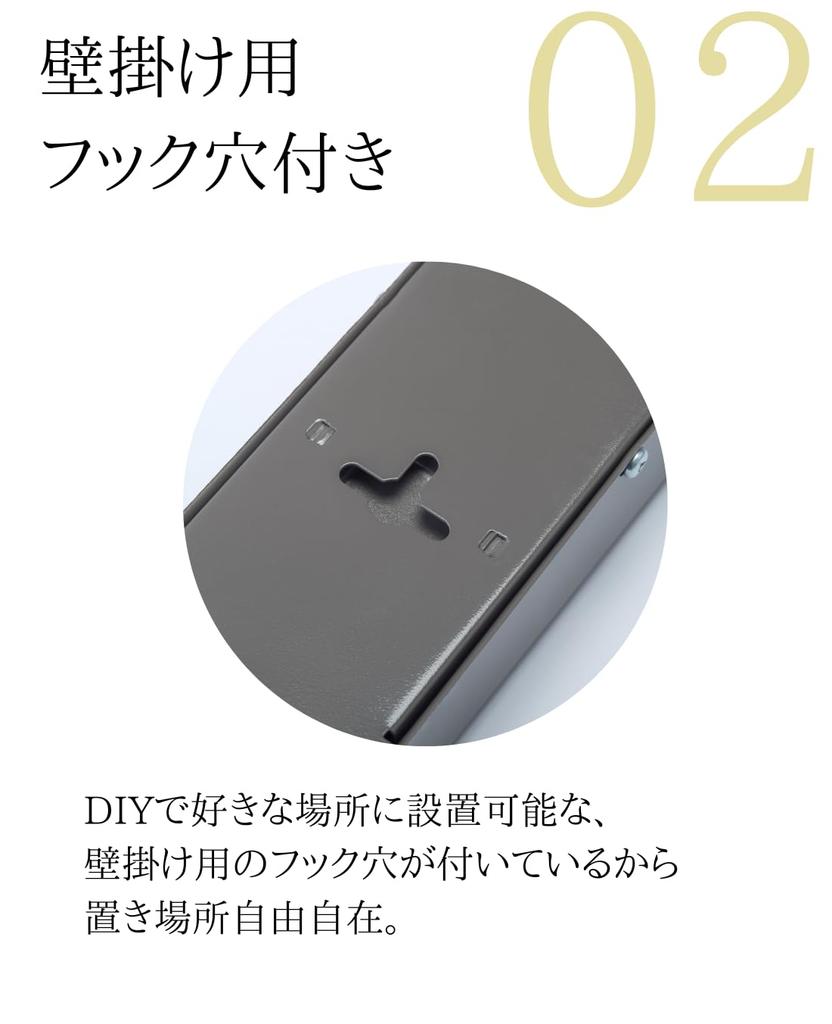 Fargo STEEL TAP Stromleiste mit Erdung Festes Kabel 6 Steckdosen, Stahl, 3-polig, Kabel, Wandmontage, (Dunkelgrau, Steckdosen, 2m)