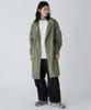 WEGO Unisex Mod Kabát do chladného počasí Dlouhý Vojenský Nadměrný Volný Střih Khaki Pánský Kabát, Svrchní oděv, Oblečení, Kabát, Styl, Silueta, Střih, Podzimní/Zimní Oblečení,