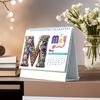 2025 Special Shape Cup Desktop Diamond Standing Calendar for Bedroom Living Room