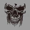 Evil Fanged Skull Creative&funny Stickers for Cartoon Fans&lover,high Quality for Car Trucks Motorcycles &laptops