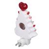 Xmas Tree Night Light Ceramic LED Plug Into Wall Decorative Lamp for Home Kids Room Bedroom Hallway 
