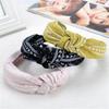Hairband Charming Comfortable Wear Cloth Cross Knot Hairband for Daily Life