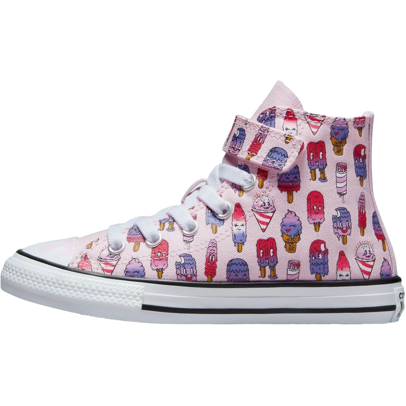 

Converse Chuck Taylor All Star Easy-On Замороженные лакомства Удобные Универсальные Противоударные Высокие Детские парусиновые кеды Детские кроссовки A02153C 30