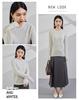 2024 Autumn/Winter Women's Pure Cashmere Round Neck Sweater - Versatile Casual Knit Pullover