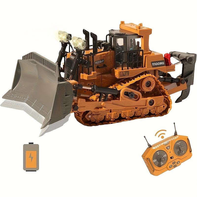 4WD Remote Control Excavator 4x4 Alloy Dump Truck Bulldozer Radio Model RC Car Construction Vehicle Toy Children Kids Gifts