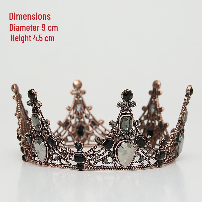 

Топпер для торта в стиле барокко черного цвета для дней рождения