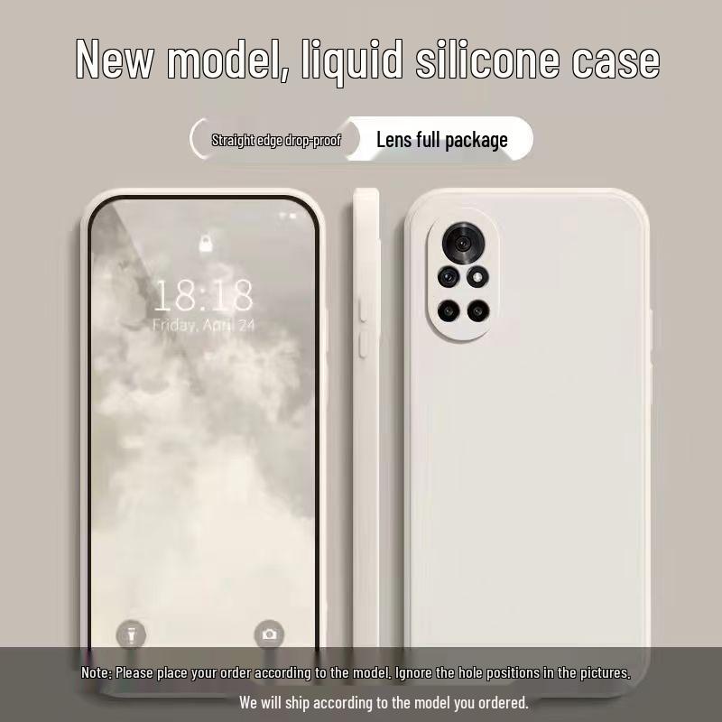 Honor V40 Light Luxury Edition Solid Color Anti-Drop Liquid Gel Case