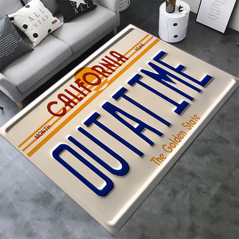 

Назад в будущее Классический фильм Винтажный плакат Стиль ковровых ковров