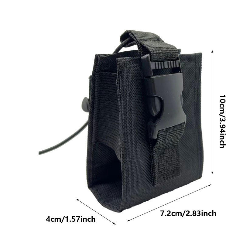 Outdoor Molle Tactical Radio Holder Case Portable Interphone Hanging Bag Magazine Pouch Pocket for Walkie Talkies