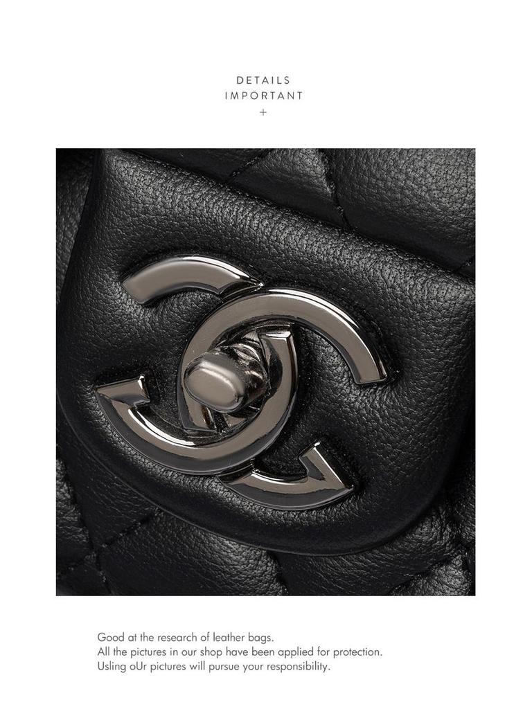 Classic Diamond Pattern Crossbody Bag - Small Fragrance Style Women's Texture Bag