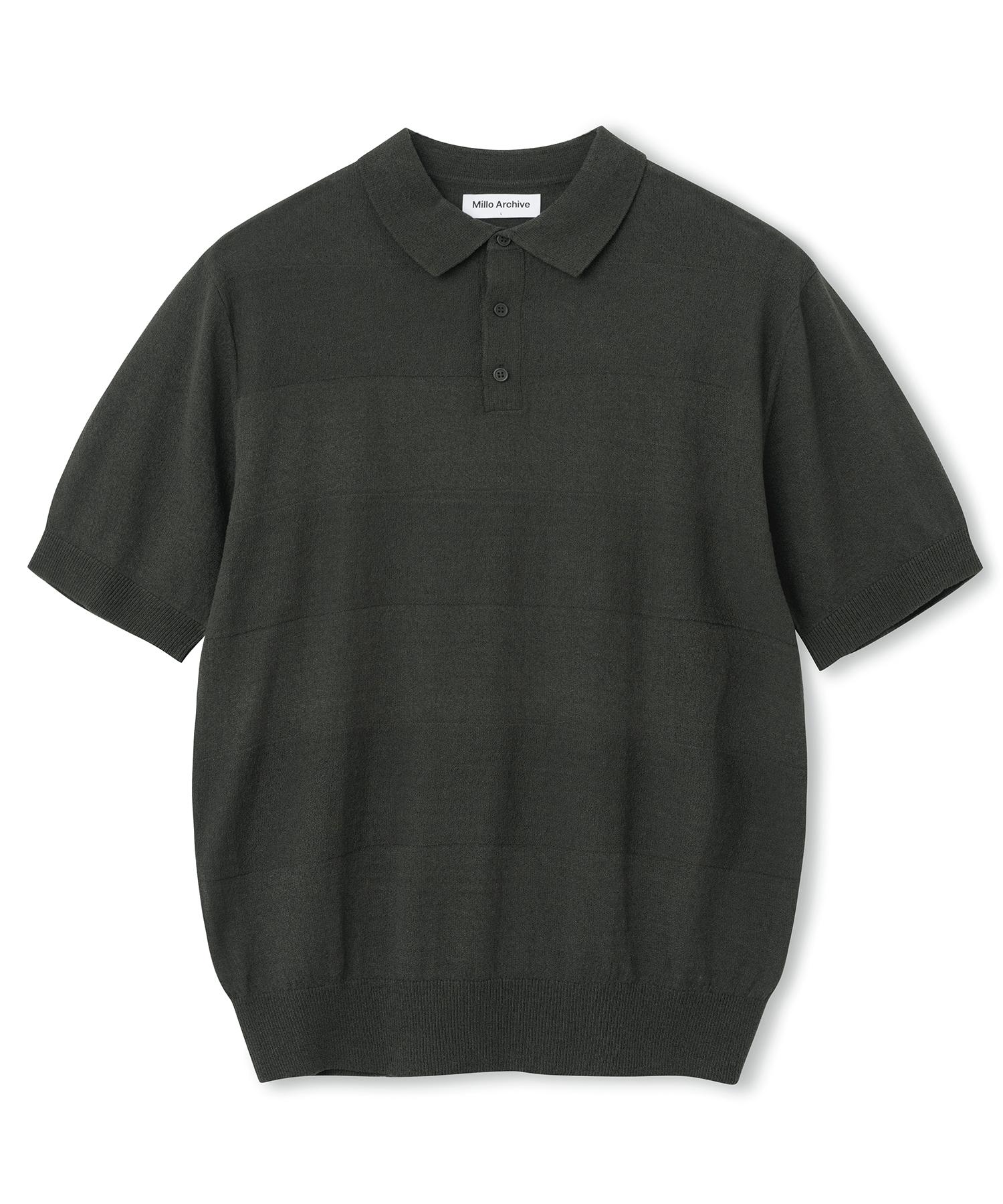 Milo Archive Block Half Collar Knit [Khaki] Khaki/L