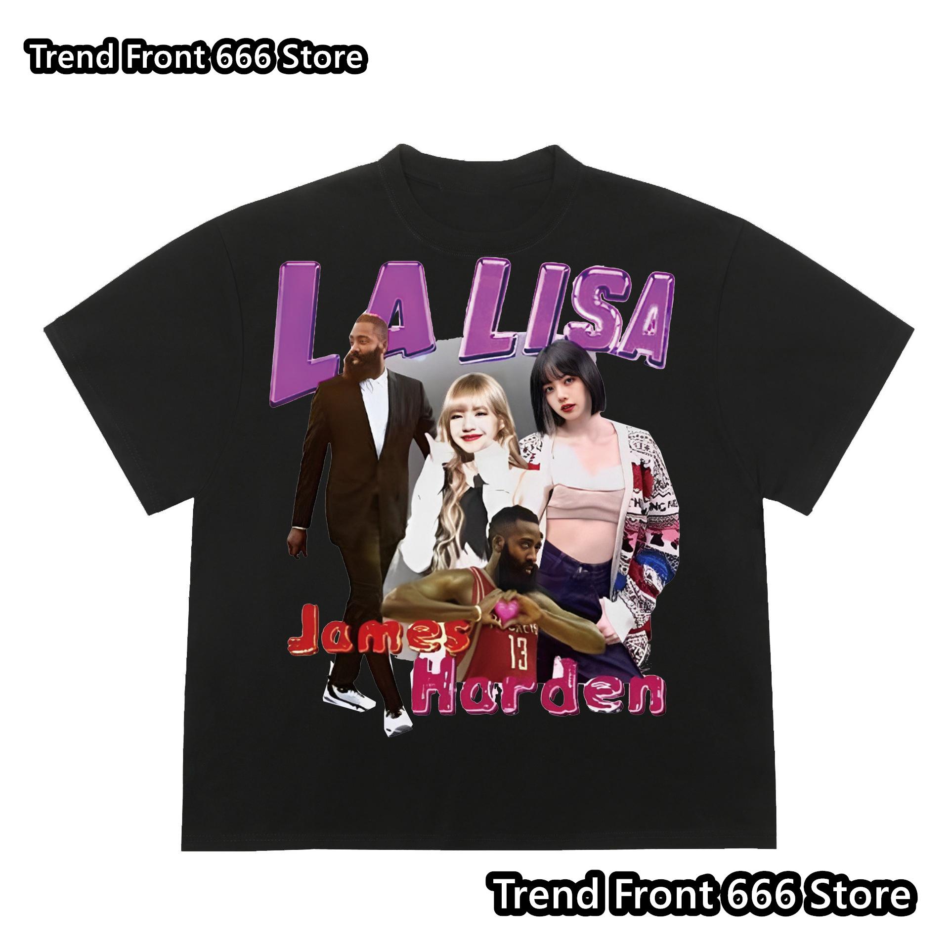 

Lisa Harden Joint Бавовняні футболки Дитяча зірка Creative Joint Model Tees Літні великі футболки Топи 110cm