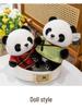 Chinese-Style Hanfu Panda Plush Toy - Customizable Logo, Perfect for Gifts