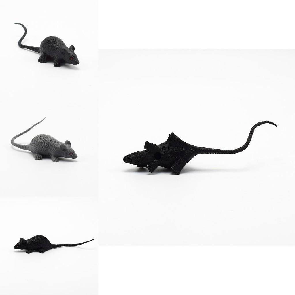 Einzigartiges Mini-Maus-Spielzeugmodell für Streiche und Halloween-Spaß, aus Kunststoff, 9 cm groß