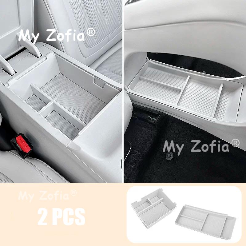 Car Storage Box For Geely EX2 Xingyuan eMAS 5 2025 2026 Car Anti-dirty Armrest Center Console Boxes Car Accessories
