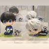 Anime BLUE LOCK Cute Nagi Yisagi Isagi Yoichi Sitting Action Figure PVC Doll Tabletop Model Anime Peripheral Creative Toy Gift‘s