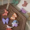 Flexible Pendant Mold Silicone Crafts Molds Butterfly Shaped Keychain Moulds Silicone Texture Gift for Hand Making Lover