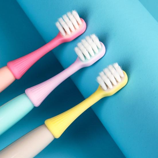 3 Stücke Zahnbürste Weiche Sichere Babypflege Handheld Zähne Stick für Zuhause