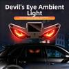 Solar Car Warning Light Suction Cup Evil Eye Light New Vehicle Safety Light