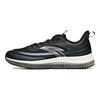 Anta Elastic Rubber Low-Top Running Shoes Women sneaker Black White 122015501-1