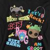Guardians Of The Galaxy Childrens/Kids Rocket & Groot Stickers Pull Over Hoodie