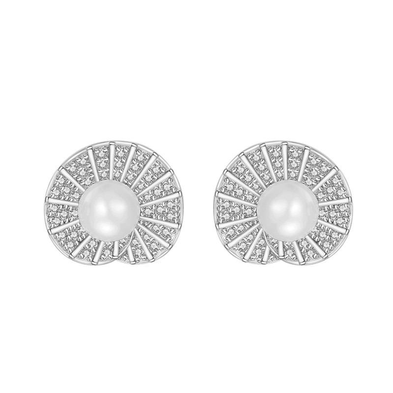 

Европейские и северо-французские серьги с двойным жемчугом в виде ракушки для девушек, роскошные модные индивидуальные простые серьги, серьги, серьги