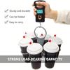 1/2PCS 6-Slot Foldable Drink Caddy Rotatable Cup Organizer Holder Lightweight Sturdy Plastic Beverage Holder Party Accessory
