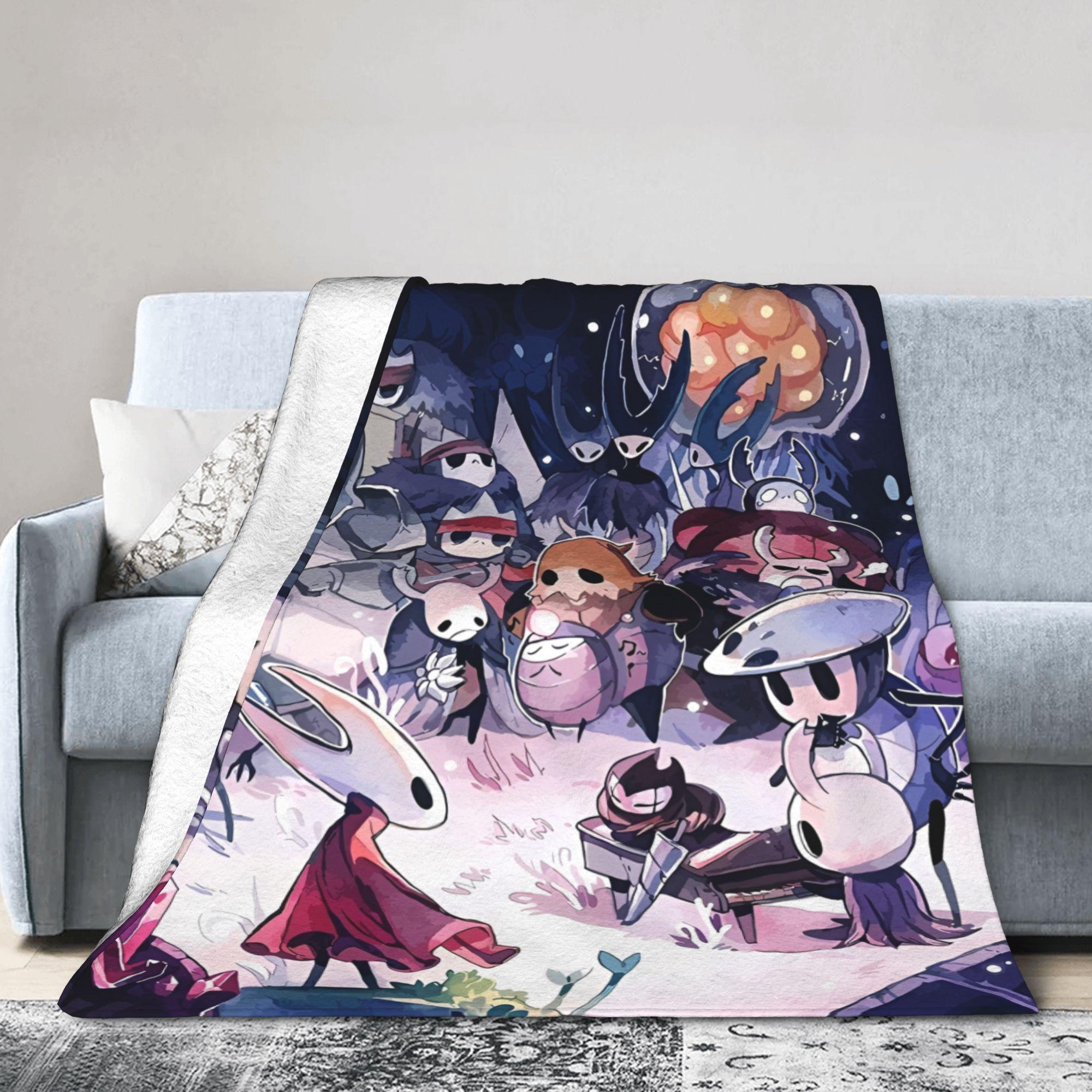 Hollow Knight Funny Games Merch Blanket Super Soft Coral Fleece Plush  Throw Blanket Cozy Plush Thin Quilt 75X95CM