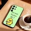 1PC Dont Touch My Phone Phone Case For Samsung S26,S25,24,23,22,30,21,10,9,Ultra,Plus,Lite,FE Soft Black Case