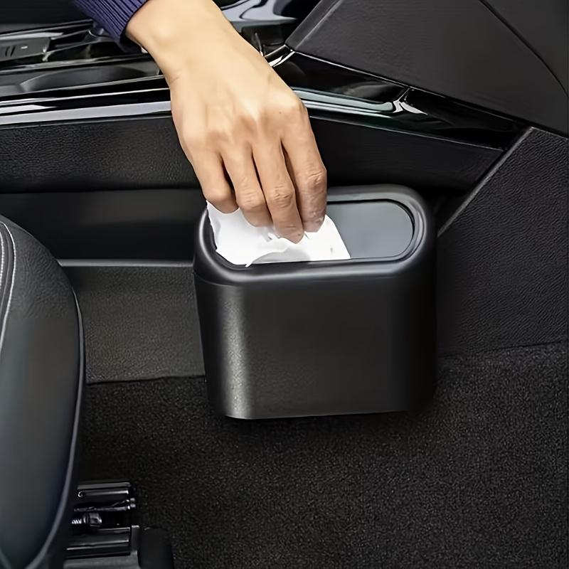 Portable Car Trash Can Side-hanging Garbage Box By The Door Multi-functional Car Trash Can Storage Box, Storage Bucket