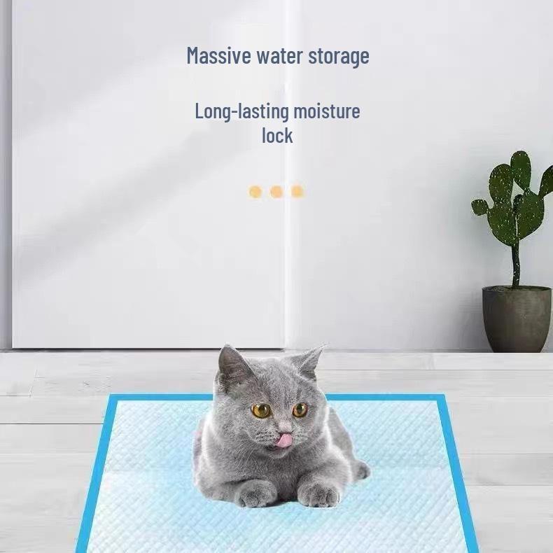 

Одноразовые подстилки для птичьей клетки - Утолщенные квадратные абсорбирующие коврики для помета и мочи попугаев Sky Blue S - Thin 100 pieces 33x45cm