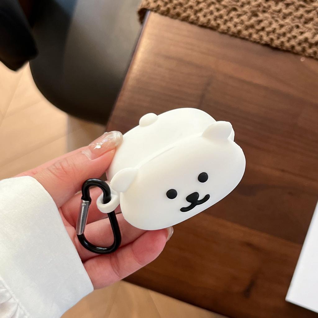 Cute and relaxed bear AirPods pro1 apple bluetooth headset case 1/1 generation cartoon protective case