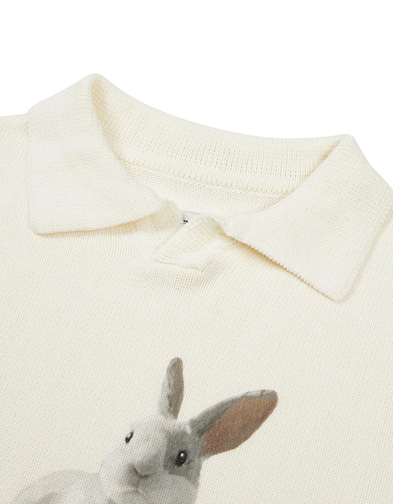 MMLG [Mmlg] New Melge Collar Knit (Natural Soap)