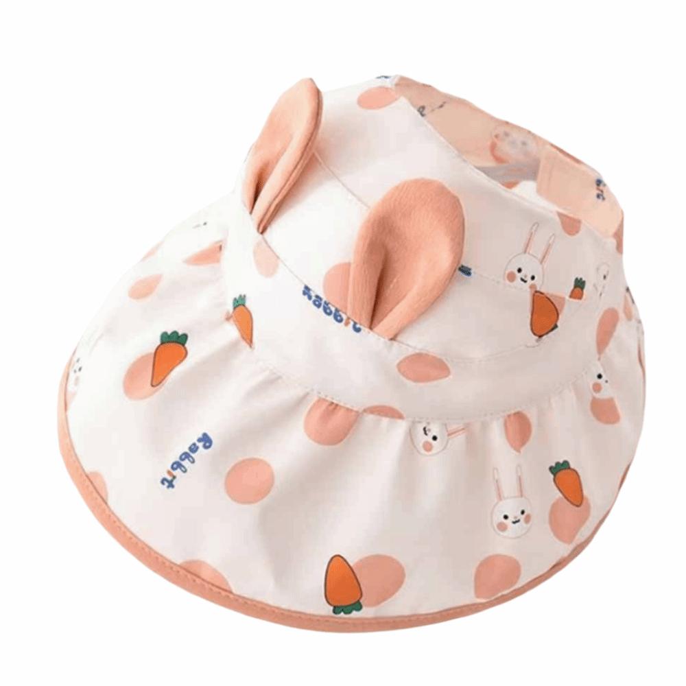 Cartoon Print Cute UV Sun Hat Polyester Sun Protector Hats Children's Sun Hat  Beach Activities