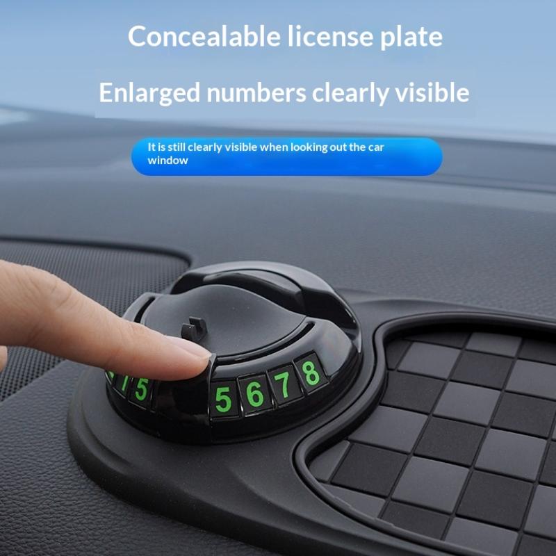 Universal Anti Slip Car Dashboard Mat with Phone Holder 360 Degree Rotatable Mount for Hands Free Calling While Driving