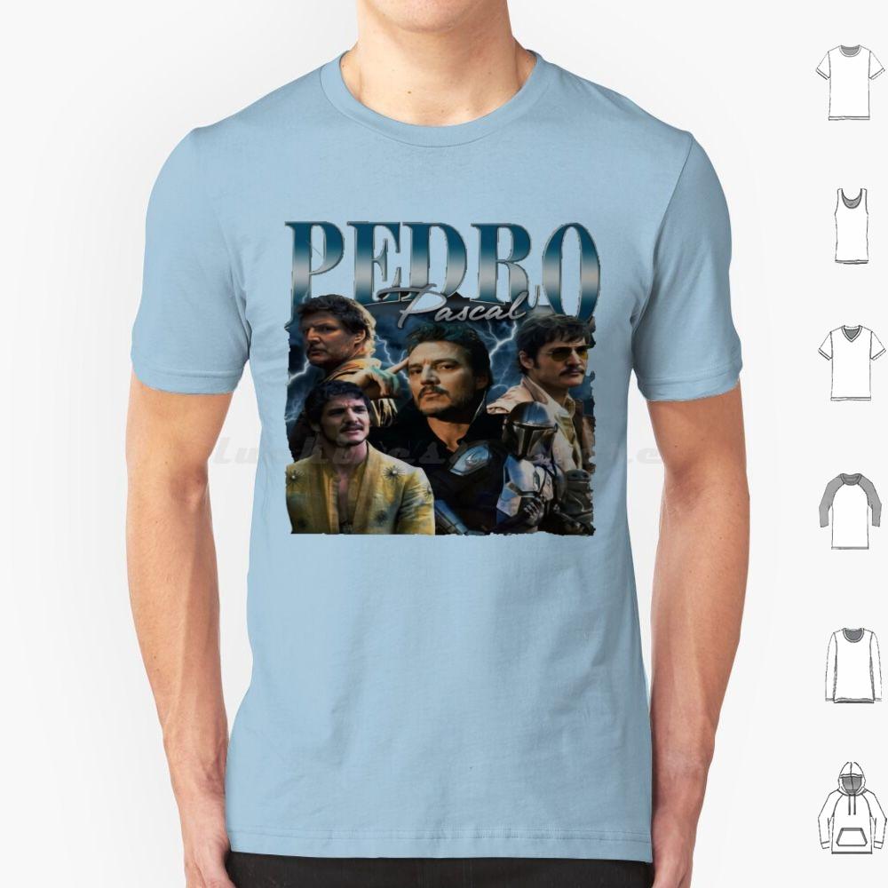 Pedro Pascal Daddy Pedro Pascal Meme I Love Timothee Chalamet Pedro Pascal Cursed Fan Collage T Shirt Cotton Men Women Diy