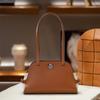 Small Leather Crossbody Bag - Fashion Casual Handbag Women 23cm Solid Color 2025 Fall