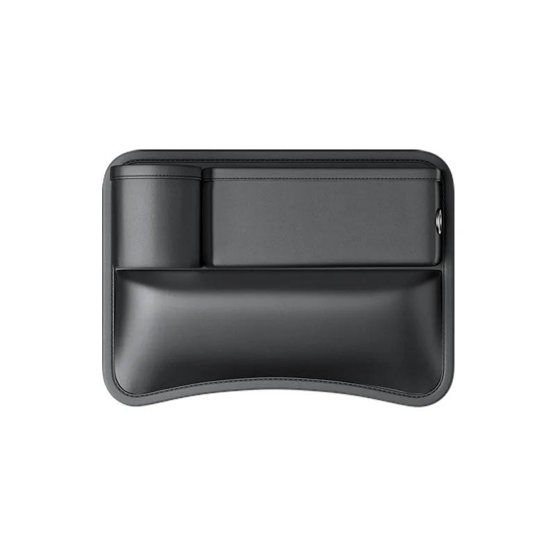 

Автомобильный органайзер для заполнения щелей сиденья с подстаканником, универсальный ящик для хранения щелей в автомобильном кресле для водителя, пассажира, карман для телефона, внутренний left