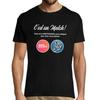 Motocross T-shirt - It's a Match! - Black - Cotton - Short Sleeves