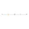 Swarovski Romantic Love Invisible Magnetic Bracelet White Gold Women's Model 5365760